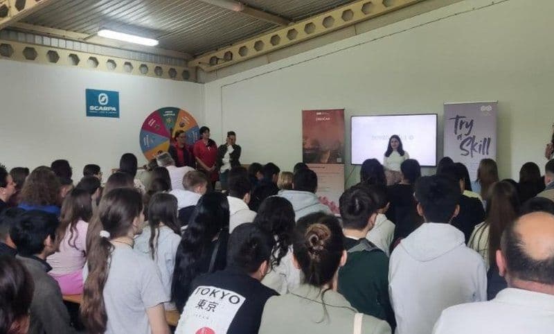 Održana Promocija obrazovnog profila obućar u okviru dualnog modela obrazovanja „Try a skill“, 28.04.2026. godine, u kompaniji „PARILAB“ Alibunar